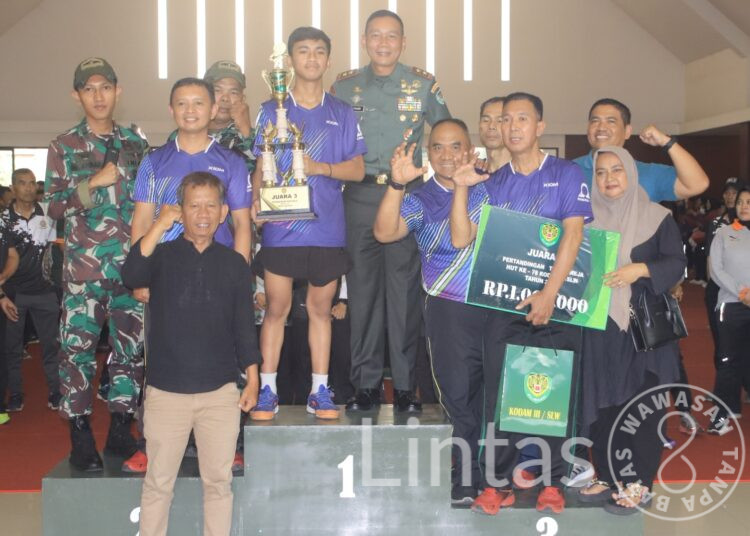Kodam III/Siliwangi Gairahkan Prajurit Dengan Tenis Meja