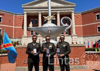 Tiga Perwira TNI AD Raih Prestasi di US Army Command and General Staff College
