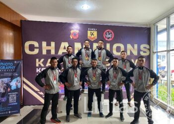 Yonif 300/Brajawijaya Raih Medali Emas Kejurda Karate Inkanas Piala Kapolda Jabar 2024