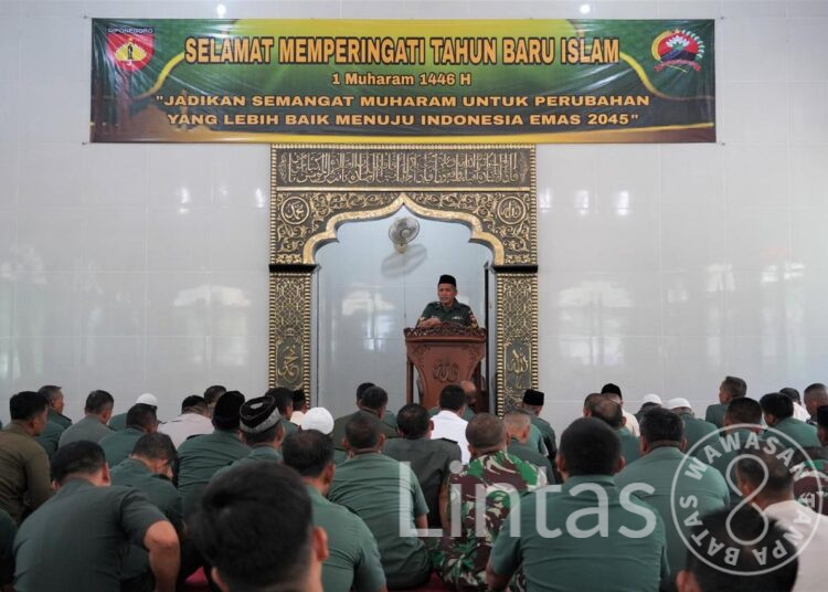 Peringatan Tahun Baru Islam 1446 H di Makorem 071 Wijayakusuma : Semangat Muharam Untuk Perubahan Lebih Baik