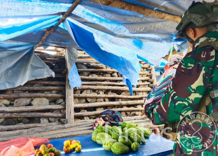 Ksatria Buaya Putih Kembali Borong Habis Hasil Tani Mama Papua