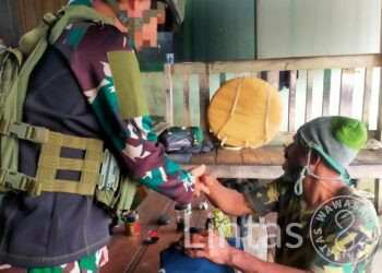 Marinir Borong Hasil Tani, Tambah Penghasilan Rakyat Dekai