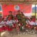 Peringati Hari Anak Nasional di Pos TNI, Satgas Ajak Anak-Anak Mayuberi Tekun Belajar