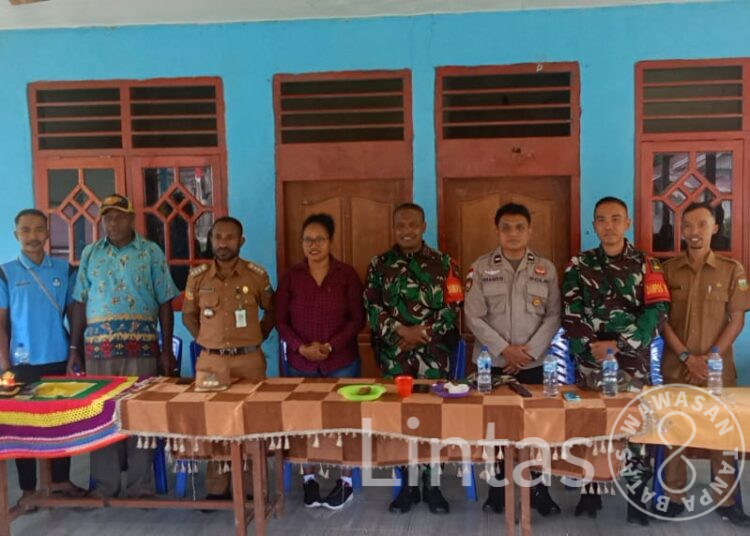 Sambut Hari Kemerdekaan, Satgas Yonif 310/KK Gelar Musyawarah Kampung