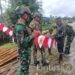 Warga Mumugu Antusias Pasang Bendera Merah Putih Bersama Habema