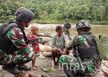 Satgas Yonif 310/KK Terus Berkomitmen Pada Bidang Kesehatan Untuk Warga Perbatasan