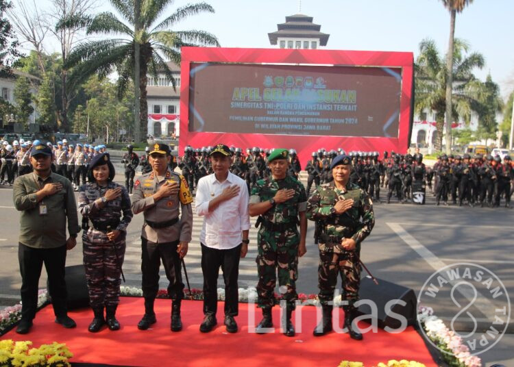 Apel Gelar Pengamanan Pilkada Jabar, Sinergitas TNI-Polri Dan Seluruh Instansi