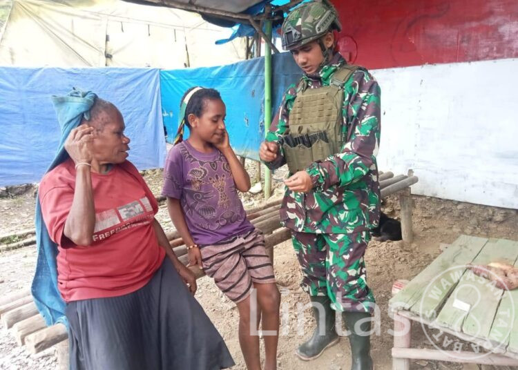 Komitmen Satgas Yonif 323 Buaya Putih Untuk Berikan Pelayanan Kesehatan Masyarakat Papua