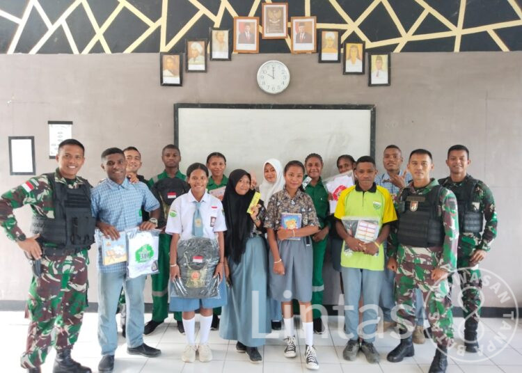 Satgas Yonif 310/KK Rekrut 13 Pemuda Sebagai “Agent Of Change”