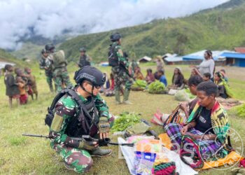 Tugas Pengamanan Papua Wujud TNI Laksanakan Inpres No.9 Tahun 2020 Untuk Kesejahteraan Rakyat Papua