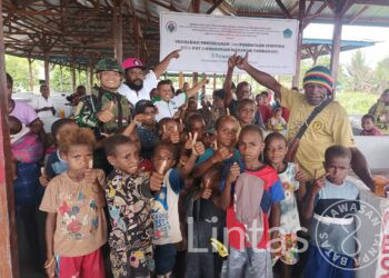 Sosialisasi Atasi Stunting Satgas Habema Disambut Gembira Warga Krepkuri