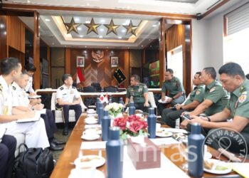 Terima Kunjungan Kasad Jepang, Kasad Bahas Kolaborasi Mitigasi Bencana Dan Latgabma