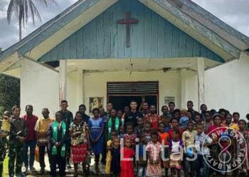 Warga Susumuk Antusias Sambut Karya Bakti Satgas Habema