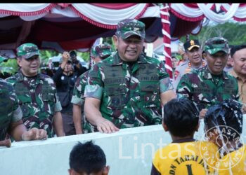 Resmikan Sumur Bor di Palangkaraya, Kasad : Program TNI AD Tingkatkan Kesejahteraan Dan Ketahanan Pangan