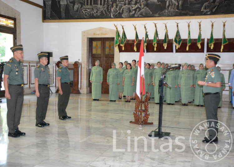 Pangdam III/Siliwangi Terima Laporan Korps Kenaikan Pangkat Pamen