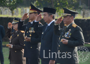 Dankogartap II/Bandung Gelar Ziarah Nasional Pada HUT Ke-79 TNI