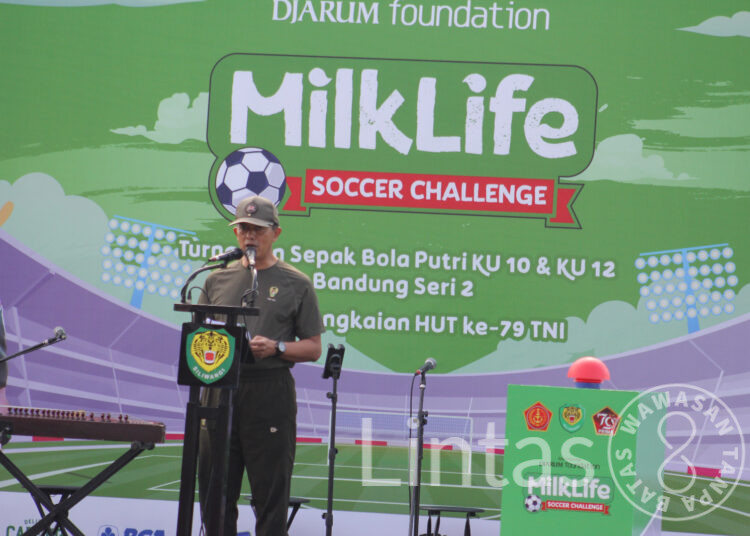 Kodam III/Siliwangi Menggelar Turnamen Sepak Bola Putri