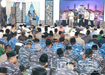 Personel Lanud Husein Sastranegara Ikuti Doa Bersama Untuk Pilkada Jabar Damai 2024