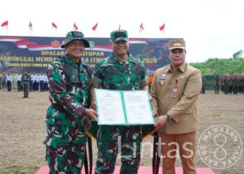 Wakasad Tutup TMMD 122 di Kodim 0906/Kukar