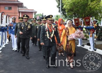 Kasad Pimpin Wisuda Purnawira 160 Pati TNI AD