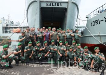 Kasad Periksa Kesiapan Operasional Satuan Angkutan Air TNI AD