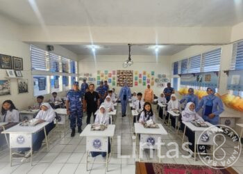 Lanud Husein Sastranegara Gelar Uji Coba Program Makan Siang Bergizi Di Sekolah