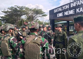 Prajurit Yonif 323 Buaya Putih Kostrad Berprestasi Tugas Operasi Papua Dapatkan Reward KPLB