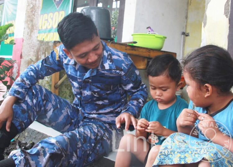 Lanud Husein Sastranegara Berikan Trauma Healing Untuk Pulihkan Semangat Anak-Anak Korban Bencana di Cianjur
