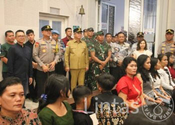 Pangdam XII/Tpr Bersama Forkopimda Patroli Amankan Malam Natal