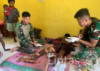 Warga Frambu Antusias Terima Pengobatan Satgas Habema