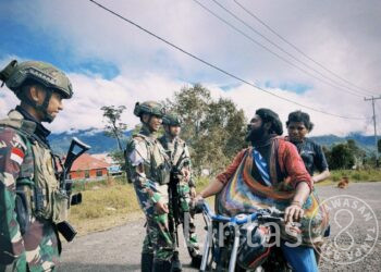 Komsos Habema Disambut Gembira Warga Mamba Papua