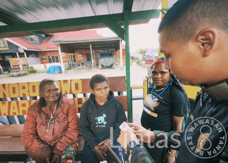 Satgas Habema Garda Kesehatan Masyarakat Kampung Titigi Papua