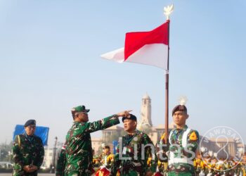 Wakasad Pimpin Kontingen Patriot Indonesia dalam Defile Perayaan Hari Republik India ke-76