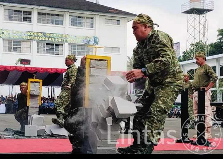 Merpati Putih Ajen Kostrad Pukau Penonton Dengan Atraksi Spektakuler di HUT Ditajenad ke-74