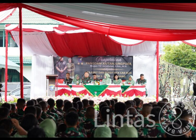 Cek Kondisi Prajurit dan Pembinaan Satuan, Pangdam XII/Tpr Kunjungi Kodim Singkawang