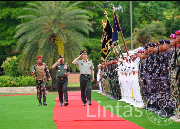 Kasad Dampingi Panglima TNI Terima Kunjungan Kepala Staf Gabungan Angkatan Bersenjata RRT