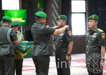 Kasad Pimpin Sertijab Pangdam II/Swj