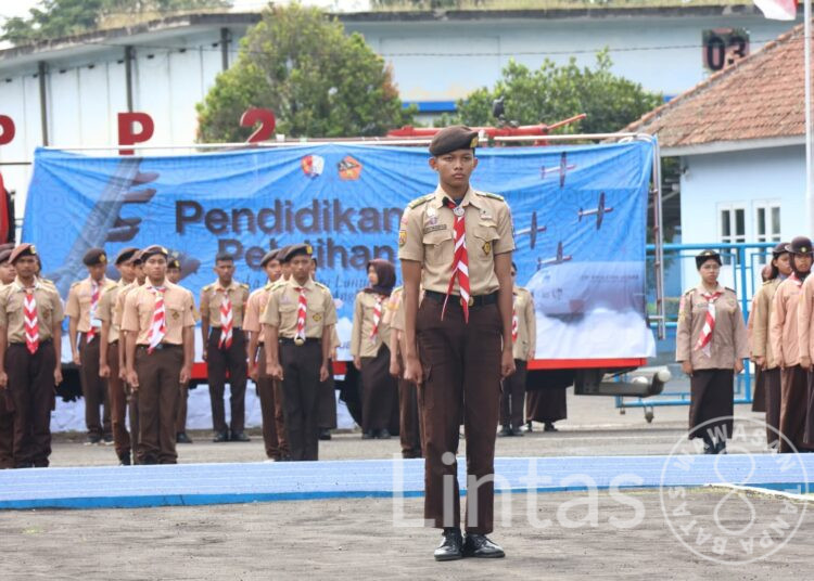 Wujudkan Generasi Muda Unggul dan Prima serta Ampuh, Lanud Husein Sastranegara Gelar Pelatihan Dasar Kepemimpinan Saka Dirgantara