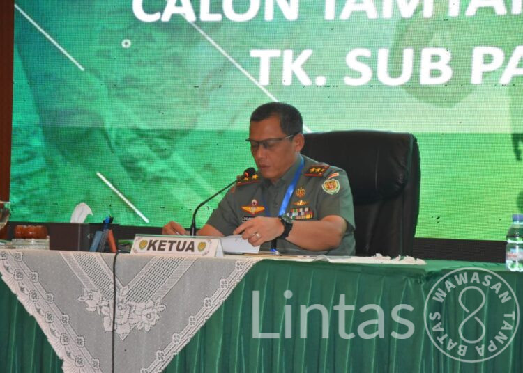 Pangdam III/Slw Pimpin Sidang Pantukhir Cata PK TNI AD Gel I TA. 2025