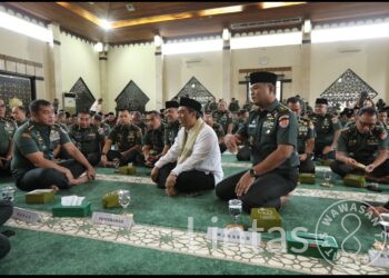 Hadiri Isra Mi’raj di Mabesad, Kasad Ajak Prajurit Perkuat Disiplin dan Ketakwaan
