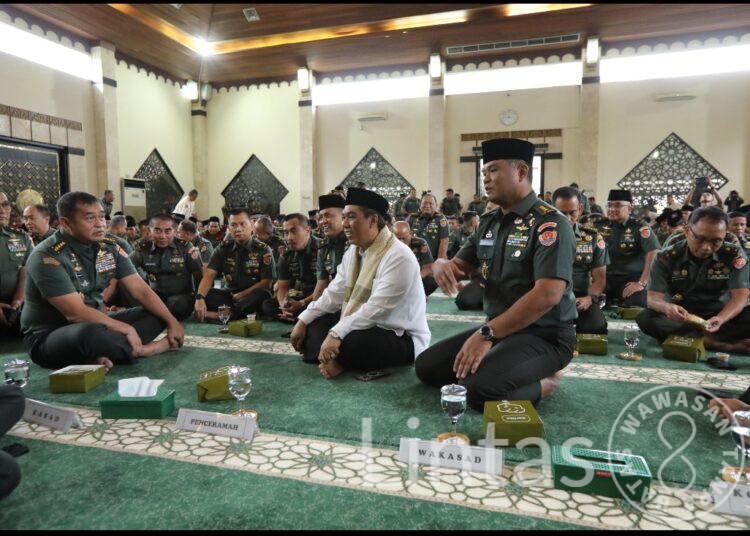 Hadiri Isra Mi’raj di Mabesad, Kasad Ajak Prajurit Perkuat Disiplin dan Ketakwaan