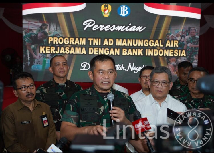 TNI AD dan Bank Indonesia Bersinergi Bangun Sumber Air Bersih untuk Masyarakat