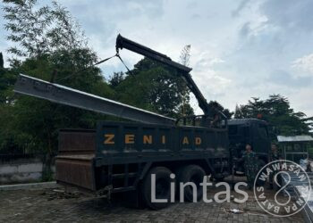 Pangdam III/Slw Kerahkan Jembatan Bailey Pasca Banjir Di Kab. Bogor