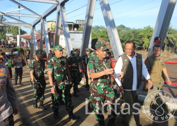 Kodam III/Slw Dukung Rekonstruksi Pasca Bencal di Wilayah