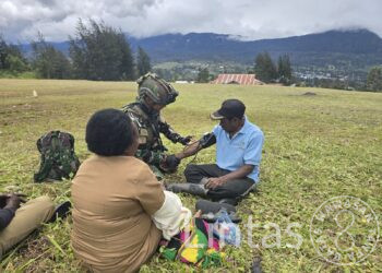 Peduli Kesehatan Masyarakat Papua, Danpos Gome Perintahkan Untuk Jemput Bola