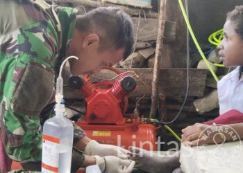 Pelayanan Kesehatan di Pos Satgas TNI, Danpos Kotis Nyatakan terbuka untuk Umum.