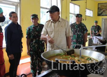 Pangdam III/Slw Sambut Kunker Menhan di Secata