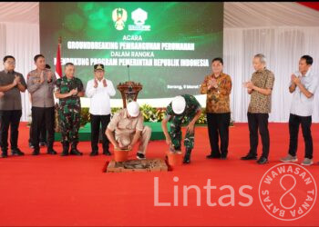 TNI AD dan TWP AD Groundbreaking Pembangunan Ribuan Rumah Non-Dinas Prajurit dan PNS