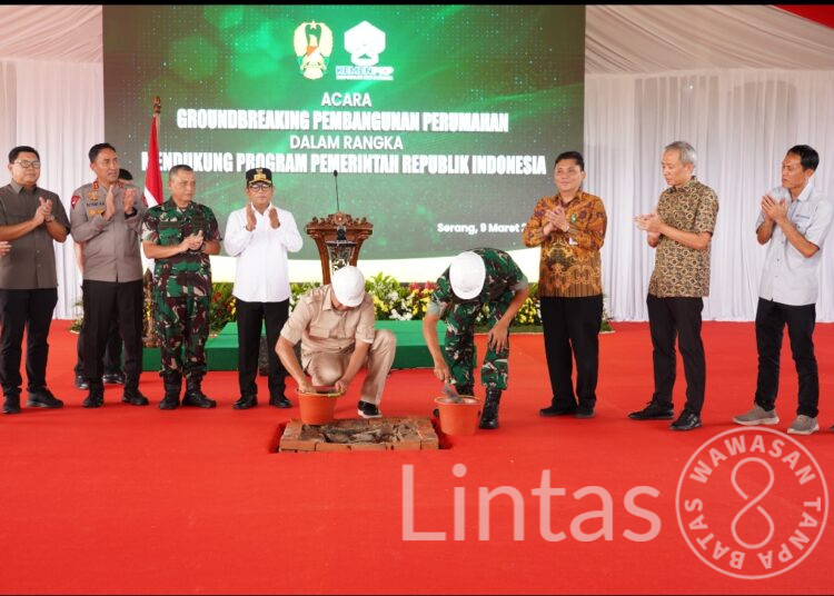 TNI AD dan TWP AD Groundbreaking Pembangunan Ribuan Rumah Non-Dinas Prajurit dan PNS