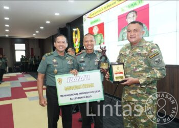 Dandim 0621/Bogor Letkol Inf Henggar Tri Wahono, S.H., M.H. Raih Dansatgas TMMD Terbaik